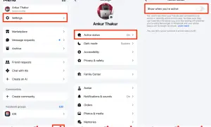 Jak ukryć się na Messengerze? W menu wybierz Ustawienia, a następnie Aktywny status. Wyłącz opcję "Pokazuj, kiedy jesteś aktywny".