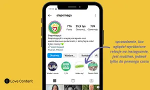 Profil Siepomaga.pl na Instagramie. Sprawdzenie, kto oglądał wyróżnione relacje, jest możliwe, jednak tylko do pewnego czasu.
