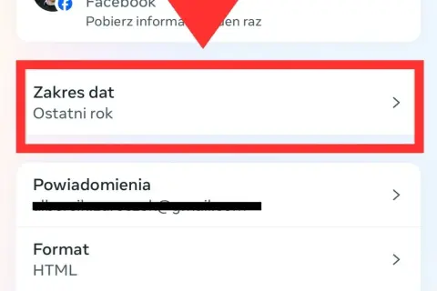 Ustawienie zakresu dat na "Ostatni rok" może pomóc w odzyskaniu wiadomości usuniętych z Messengera.