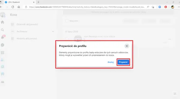 Jak przywrócić usunięty komentarz na Facebooku? To niemożliwe!