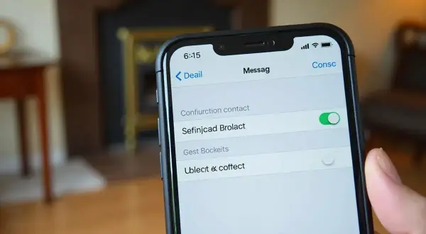 Ktoś mnie zablokował na Messengerze? Na ekranie telefonu widać ustawienia blokowania kontaktów.