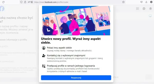 Chcesz wiedzieć, jak utworzyć drugi profil na Facebooku? Strona pozwala na stworzenie nowego profilu, aby wyrazić inną stronę siebie.
