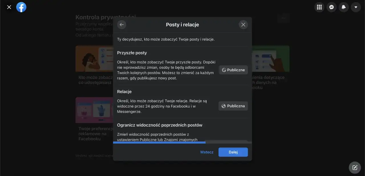 Ustawienia prywatności na Facebooku: kontrola nad tym, kto widzi Twoje posty i relacje. Możesz zarządzać swoimi obserwującymi na FB.
