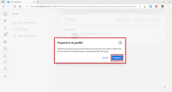 Jak przywrócić usunięty komentarz na Facebooku? To niemożliwe!