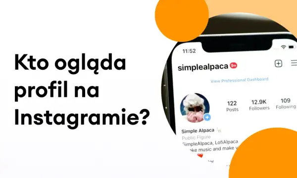 Jak sprawdzić na Instagramie kto odwiedza mój profil? Widok profilu Simple Alpaca z liczbą obserwujących i postów.