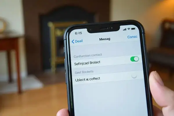 Ktoś mnie zablokował na Messengerze? Na ekranie telefonu widać ustawienia blokowania kontaktów.