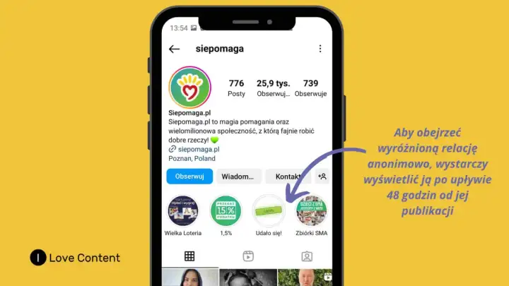 Czy ktoś widzi zapisane stories na IG? - Kiedy zostawiasz ślad